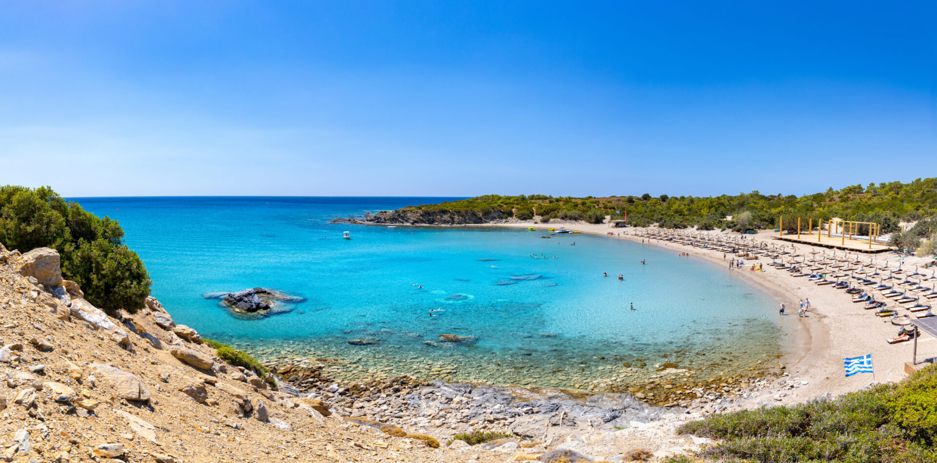 Glystra is among the best beaches near Kiotari, Rhodes at a distance of just 4 km. 